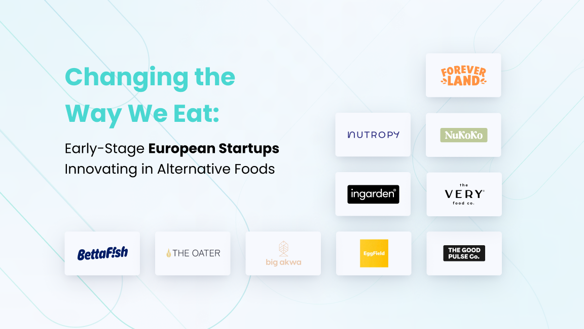 Top 10 Early-Stage European Startups Innovating in Alternative Foods